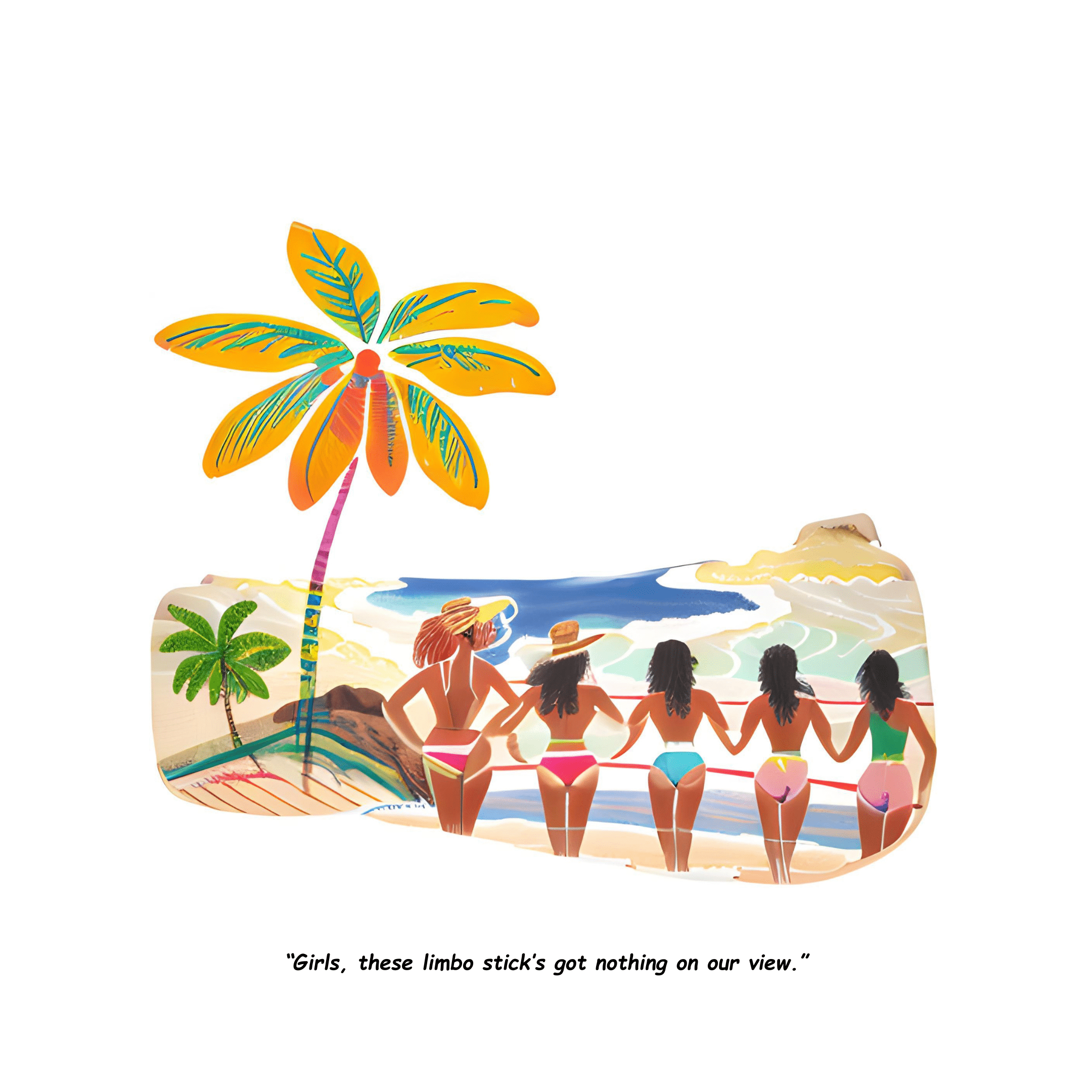 Check out "Limbo gyals" Cartoon in Issue #1 of PALMTREE available now!
